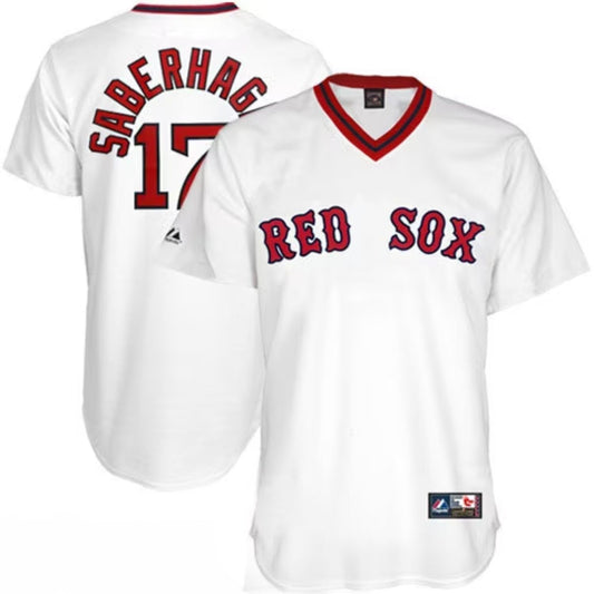 MLB Bret Saberhagen Boston Red Sox 18 Jersey