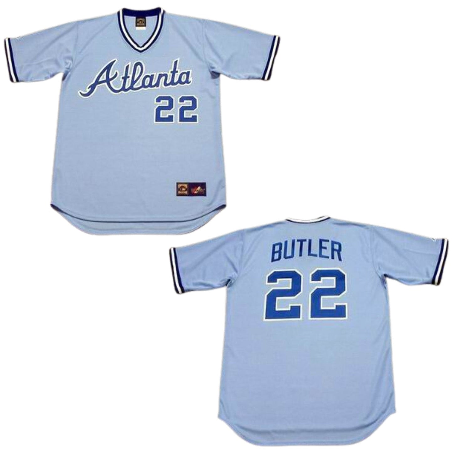 MLB Brett Butler Atlanta Braves 22 Jersey