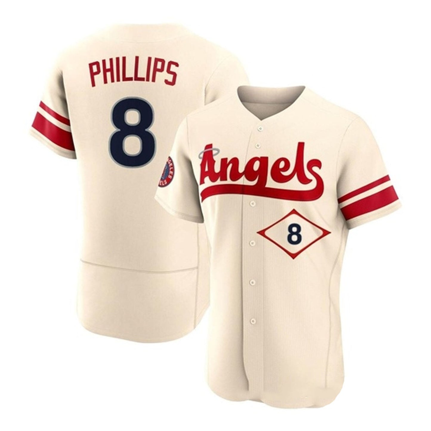 MLB Brett Phillips Los Angeles Angels 8 Jersey