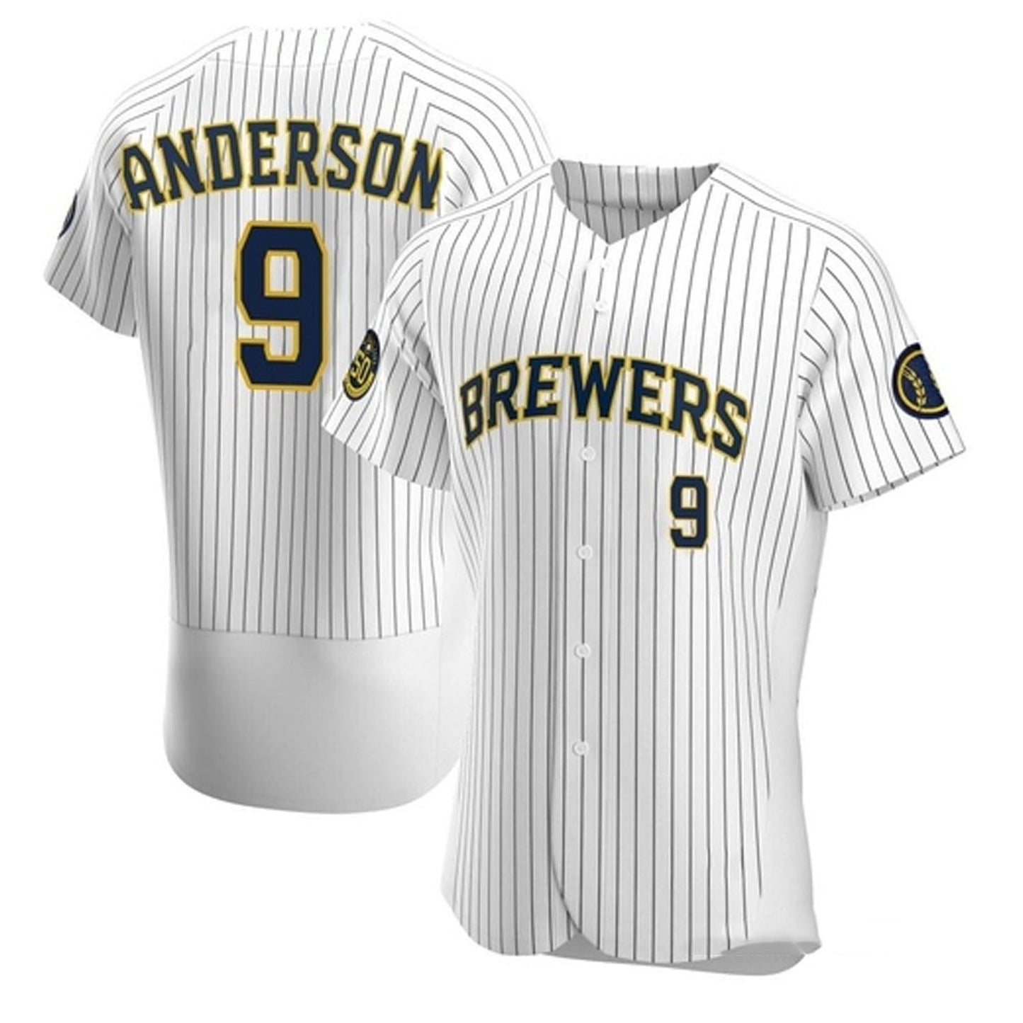 MLB Brian Anderson Milwaukee Brewers 9 Jersey