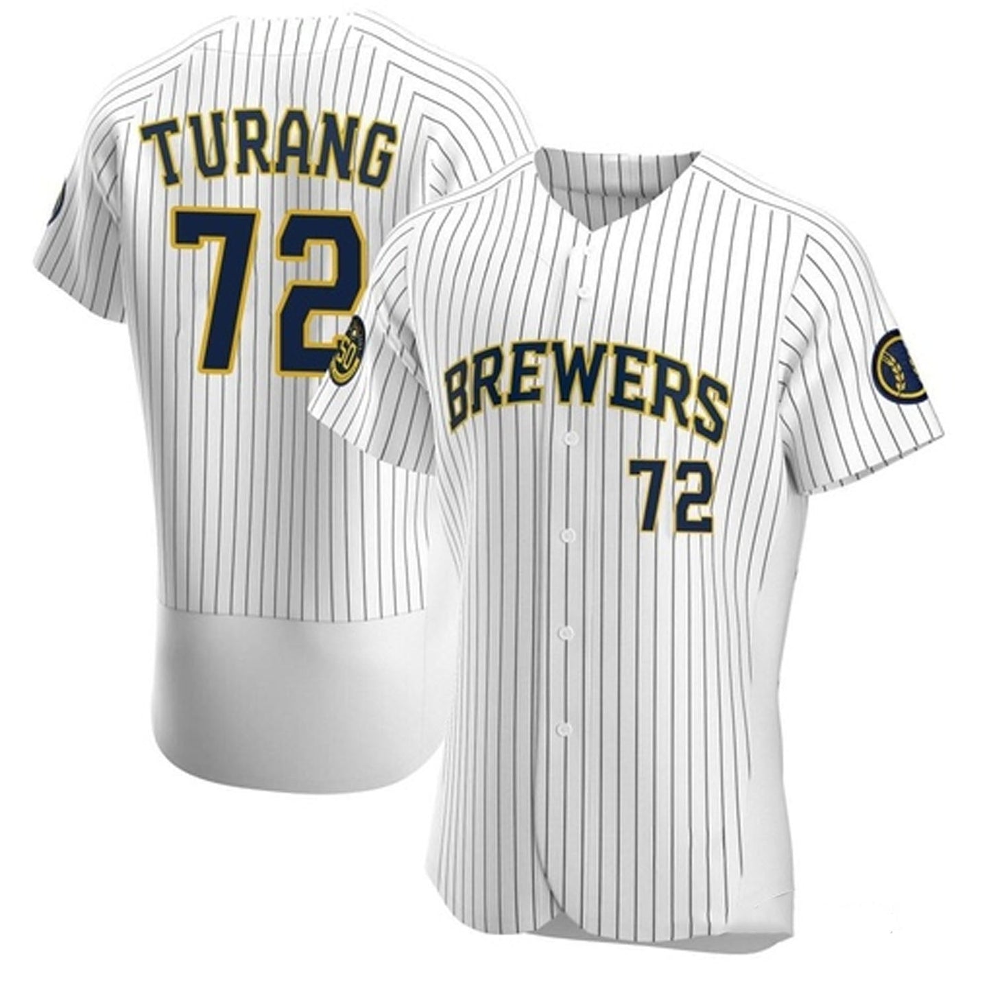 MLB Brice Turang Milwaukee Brewers 72 Jersey