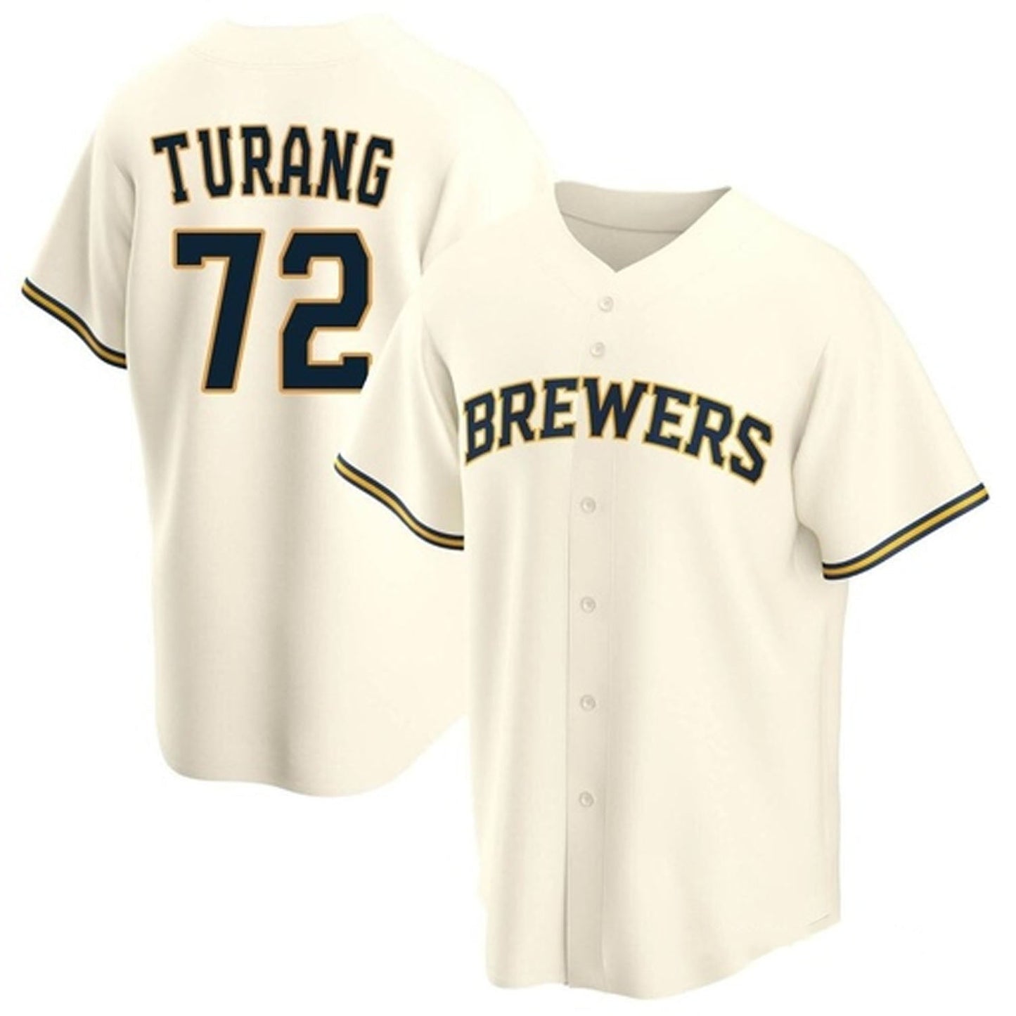 MLB Brice Turang Milwaukee Brewers 72 Jersey