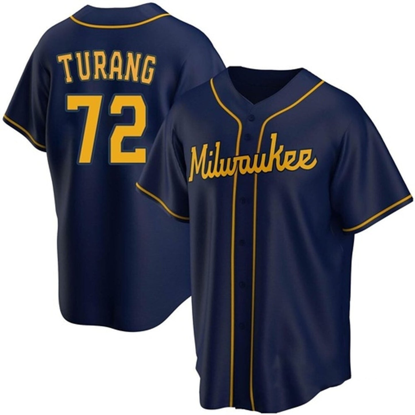 MLB Brice Turang Milwaukee Brewers 72 Jersey