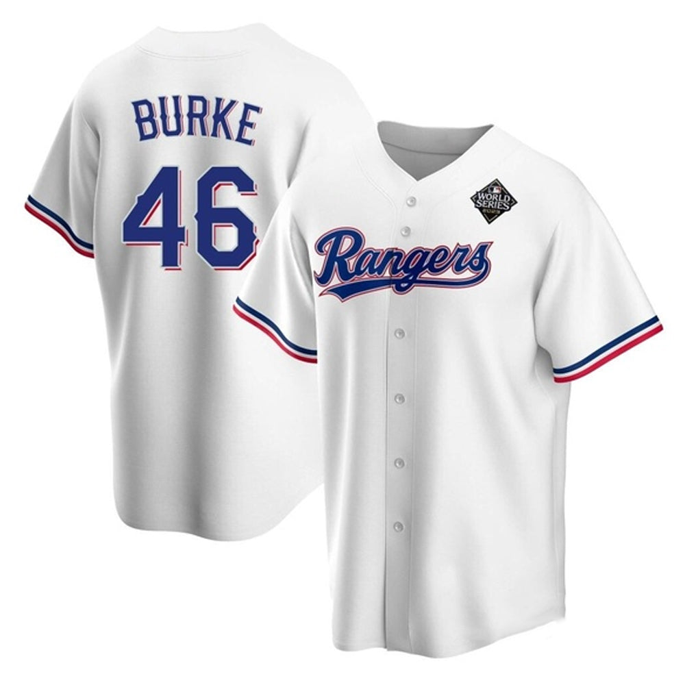 MLB Brock Burke Texas Ranger 46 Jersey