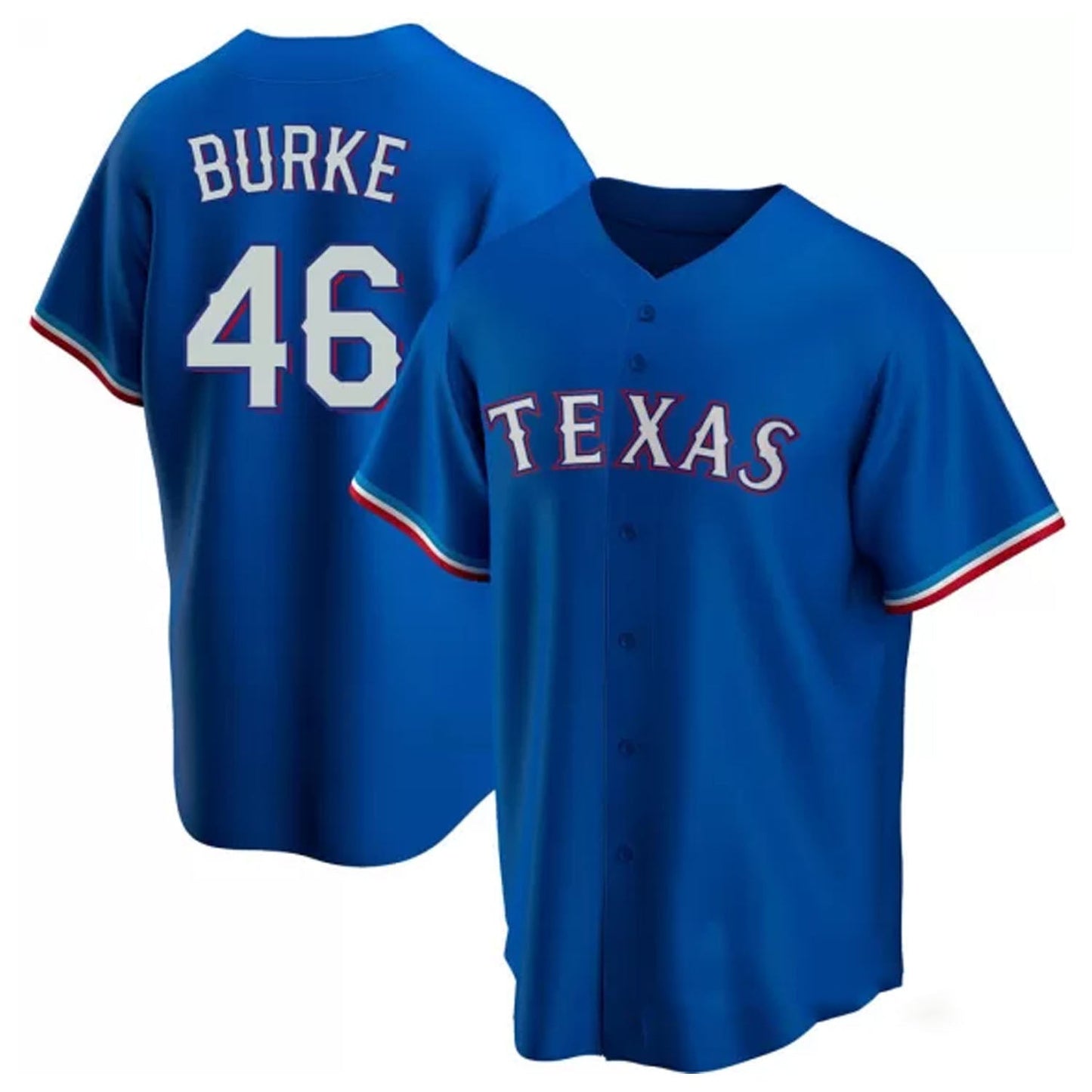 MLB Brock Burke Texas Rangers 46 Jersey