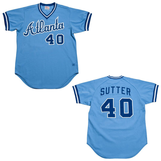 MLB Bruce Sutter Atlanta Braves 40 Jersey