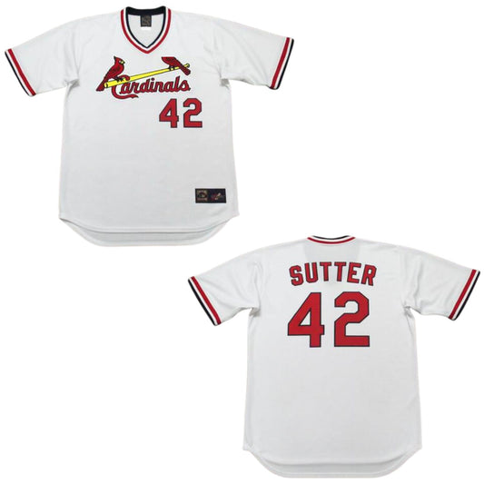 MLB Bruce Sutter Saint Louis Cardinals 42 Jersey