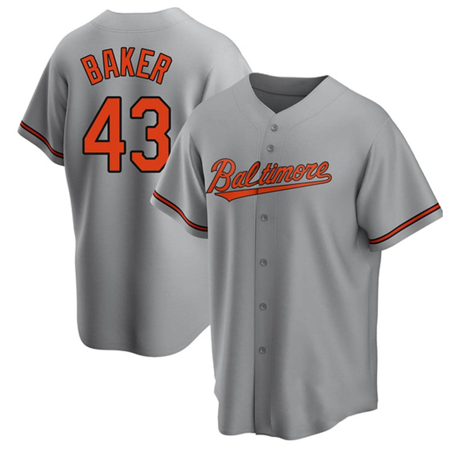 MLB Bryan Baker Baltimore Orioles 43 Jersey