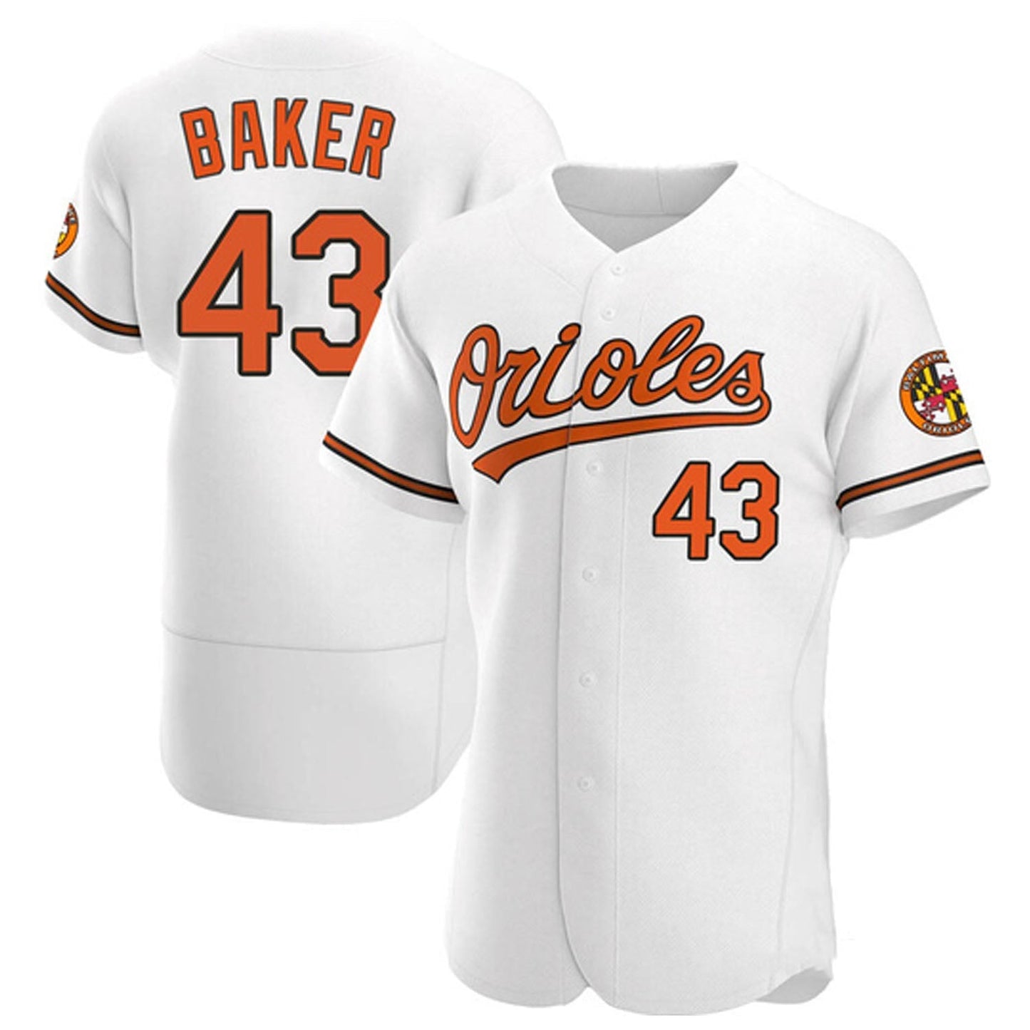 MLB Bryan Baker Baltimore Orioles 43 Jersey