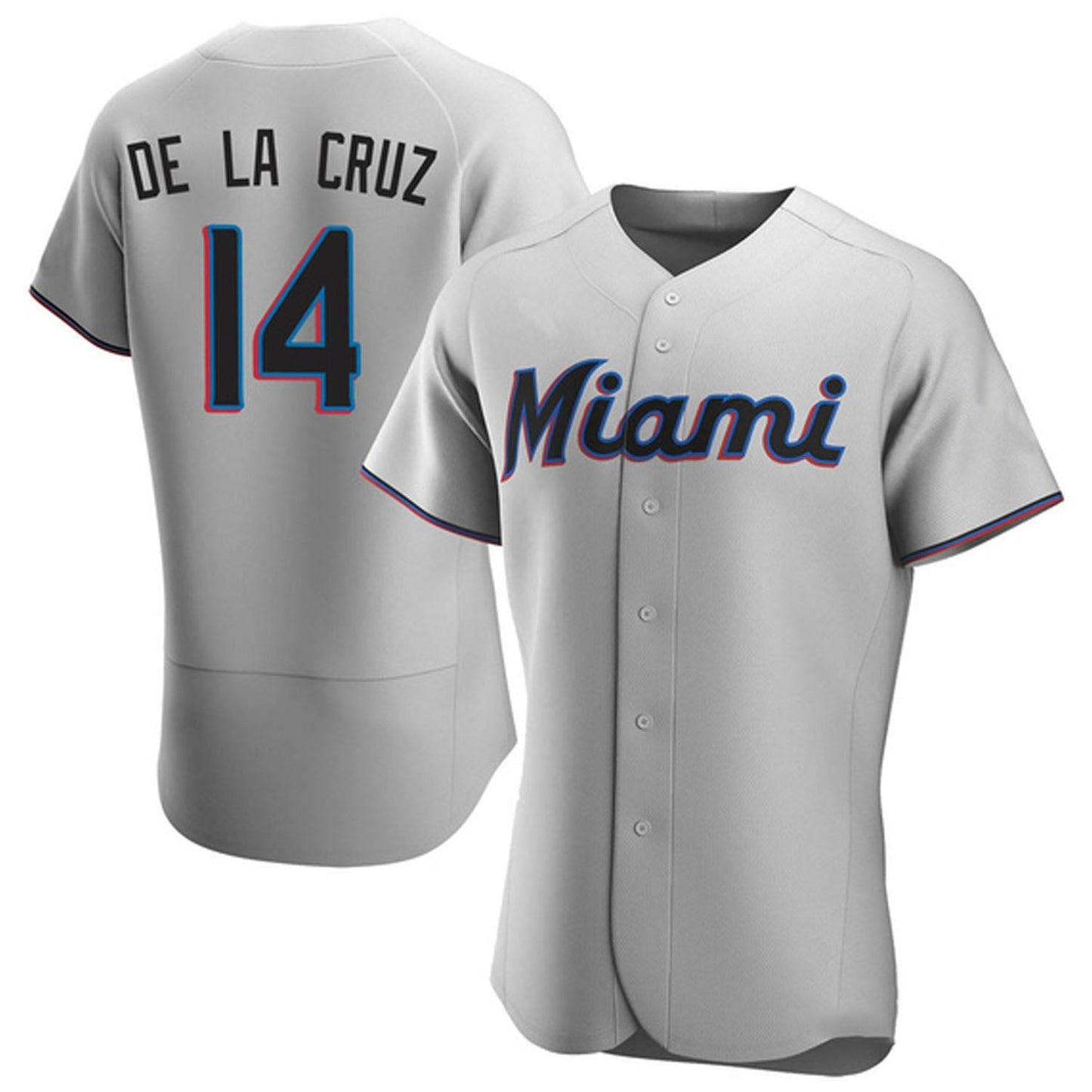 MLB Bryan De La Cruz Miami Marlins 14 Jersey