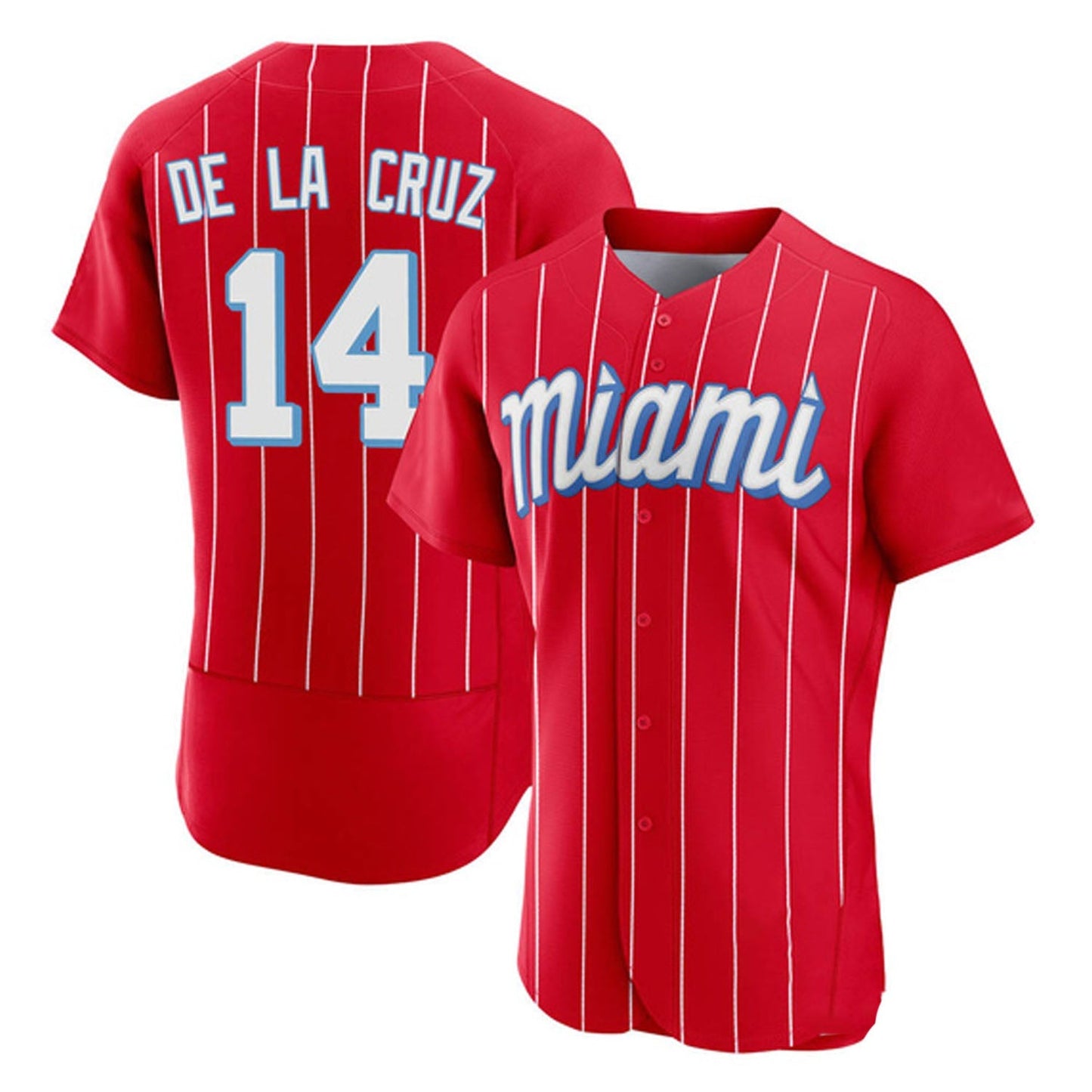 MLB Bryan De La Cruz Miami Marlins 14 Jersey