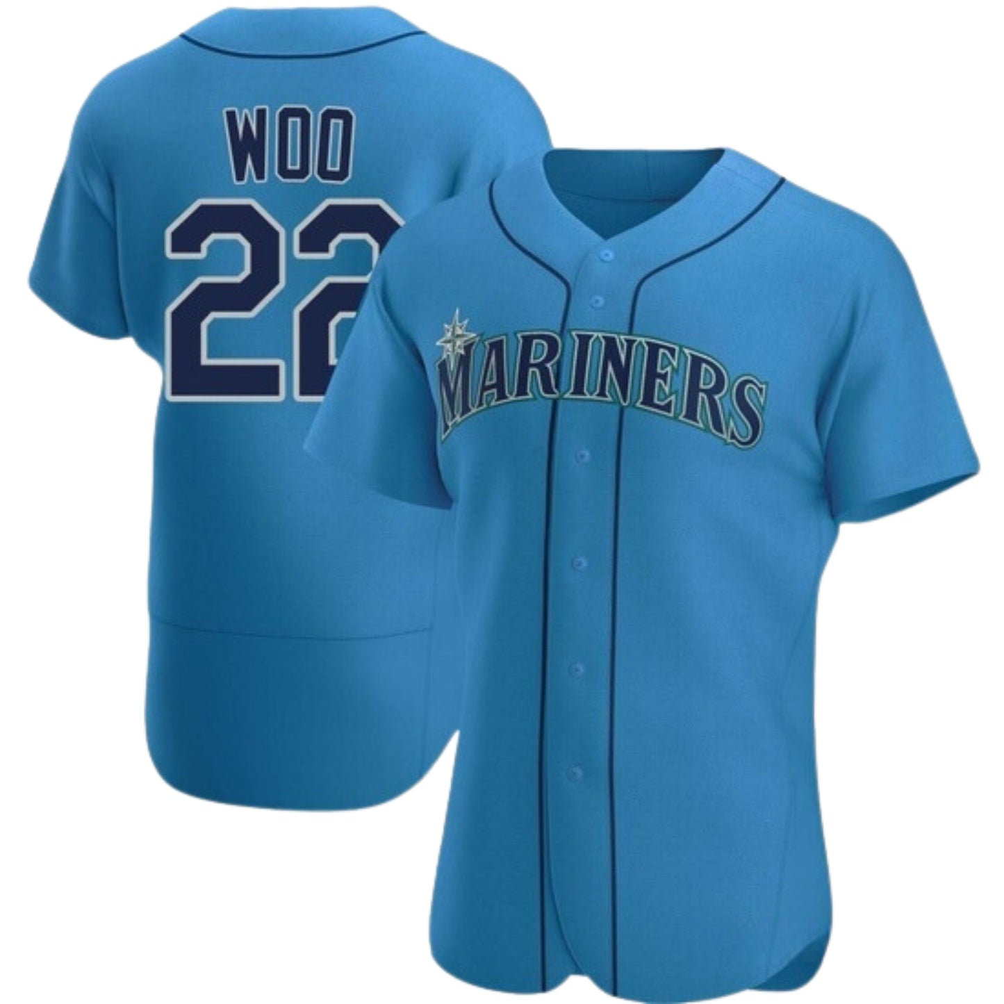 MLB Bryan Woo Seattle Mariners 22 Jersey