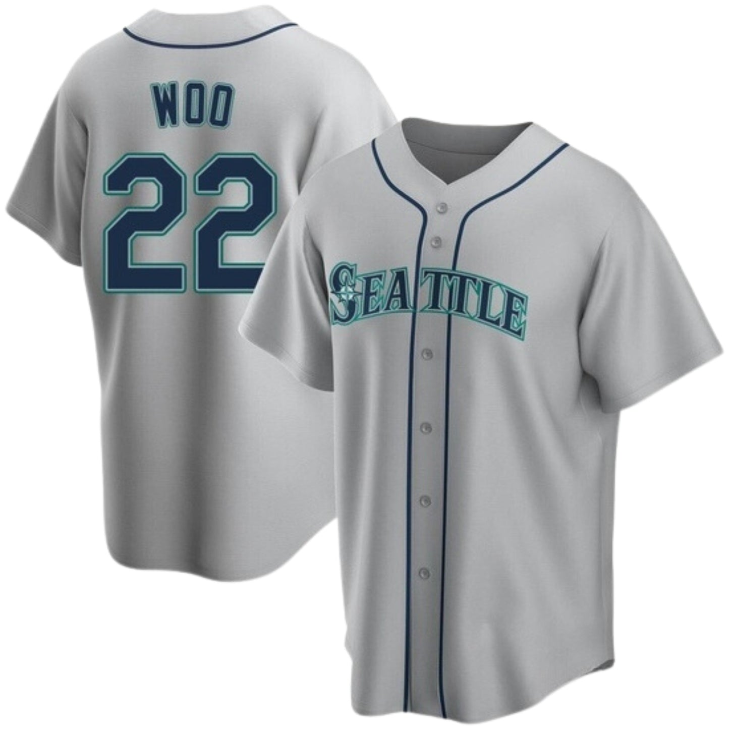 MLB Bryan Woo Seattle Mariners 22 Jersey