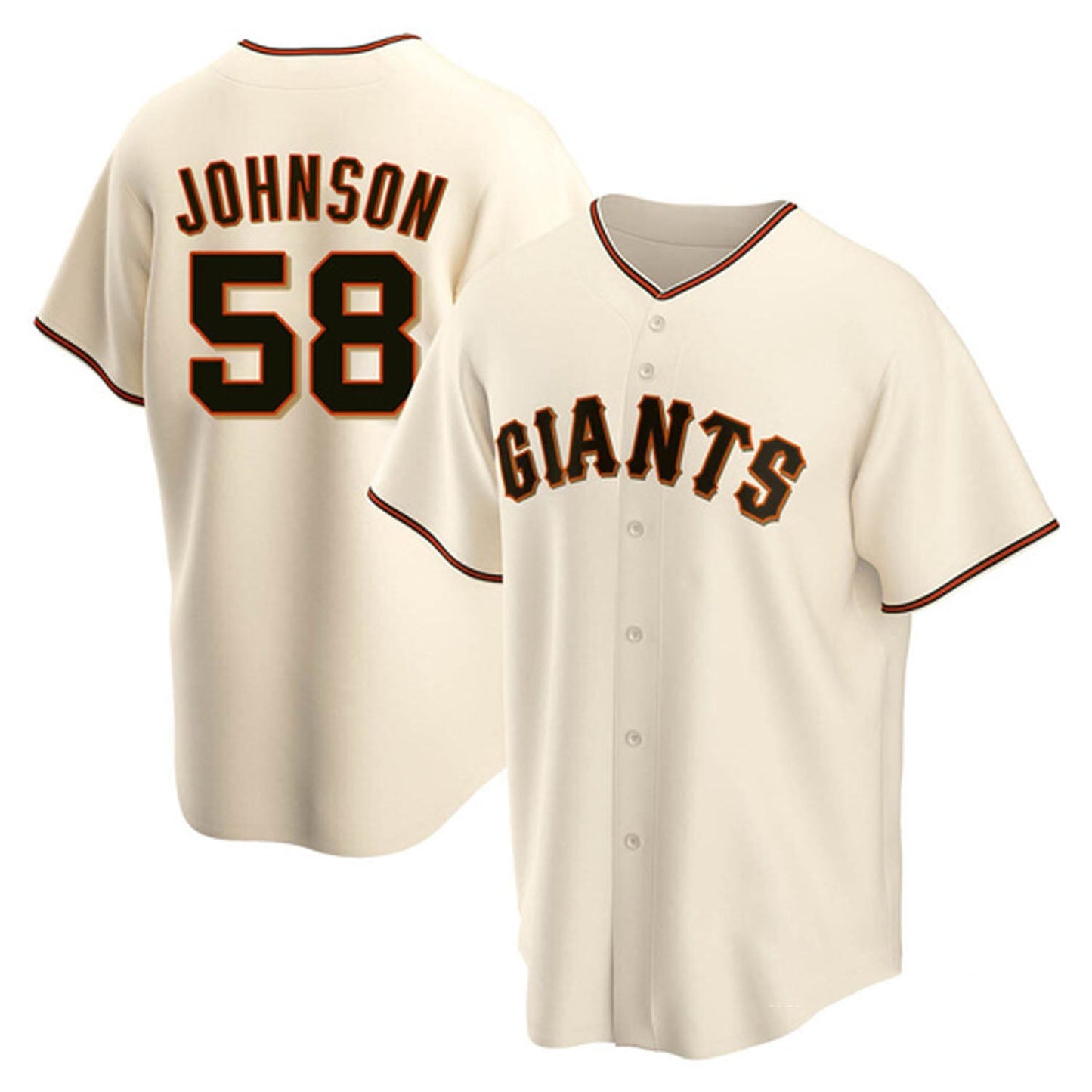 MLB Bryce Johnson San Francisco Giants 58 Jersey