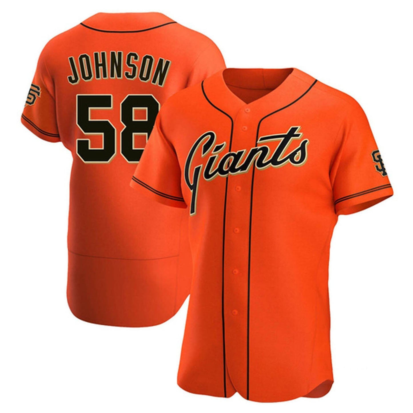 MLB Bryce Johnson San Francisco Giants 58 Jersey