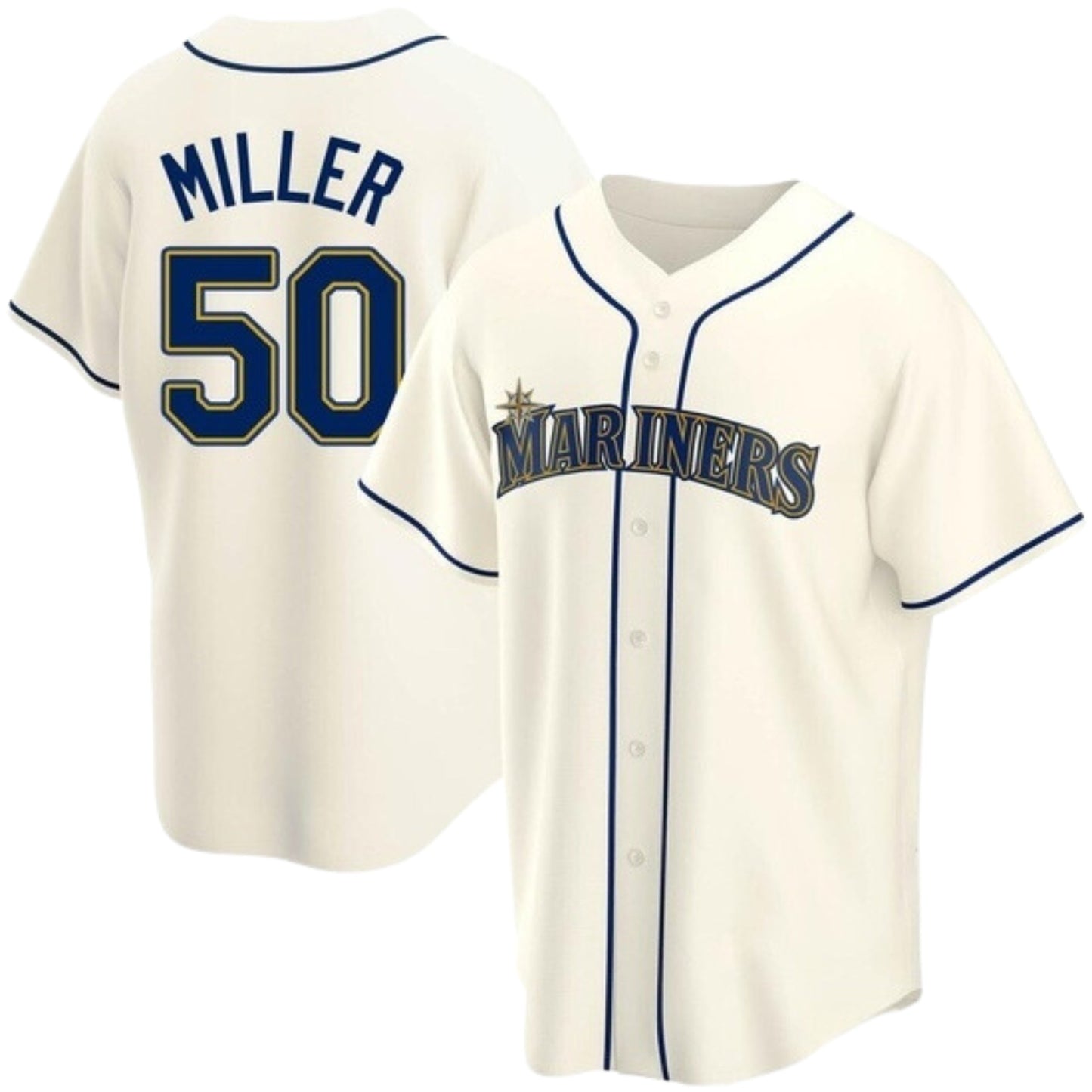 MLB Bryce Miller Seattle Mariners 50 Jersey