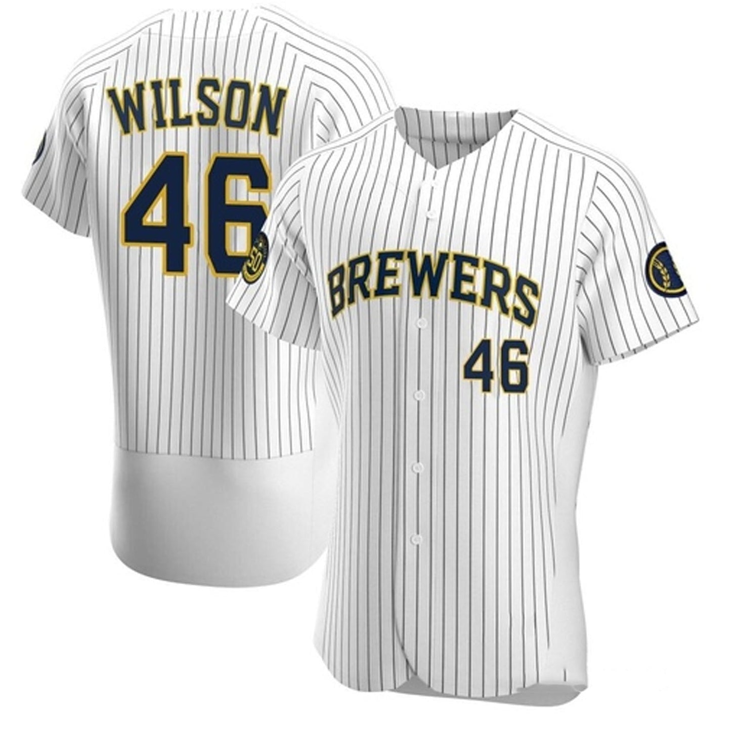 MLB Bryse Wilson Milwaukee Brewers 46 Jersey