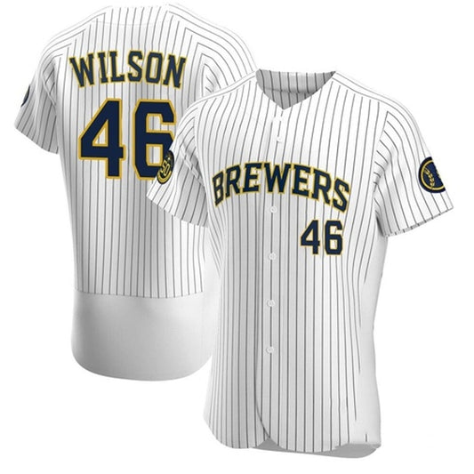 MLB Bryse Wilson Milwaukee Brewers 46 Jersey