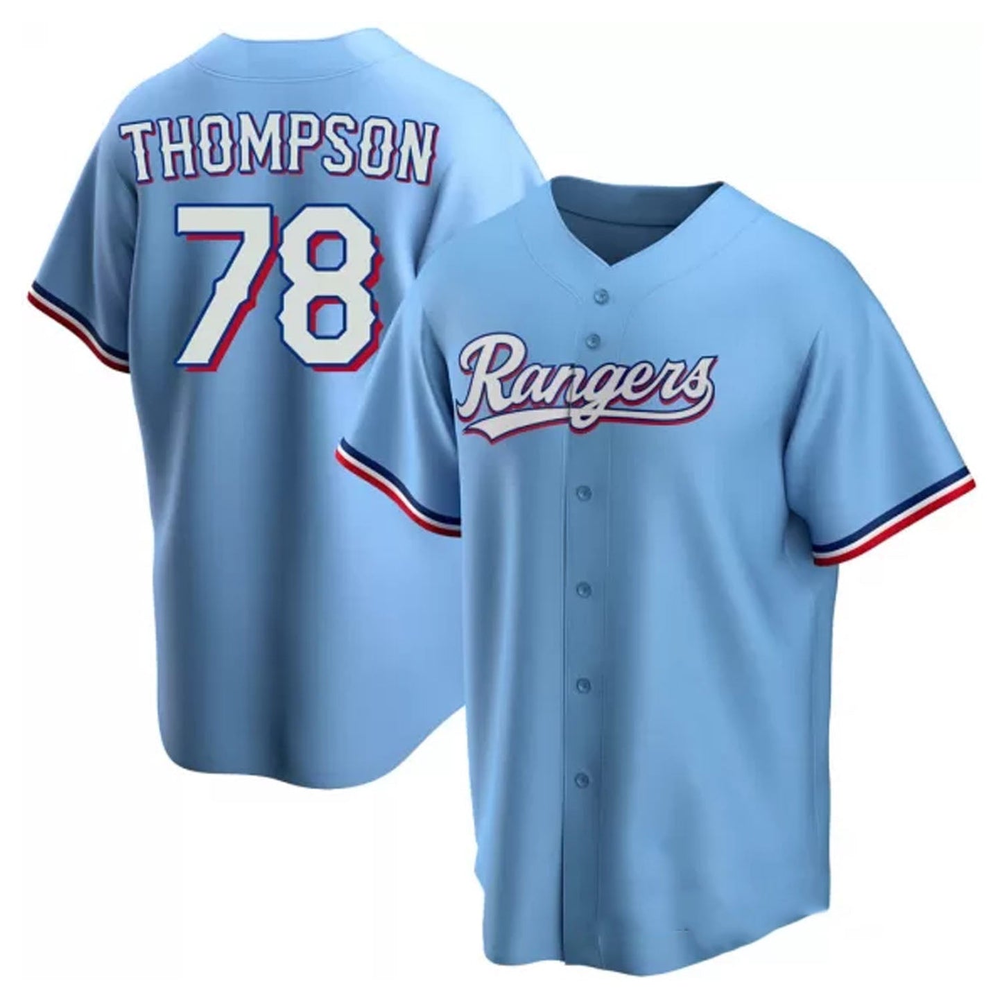 MLB Bubba Thompson Texas Rangers 78 Jersey