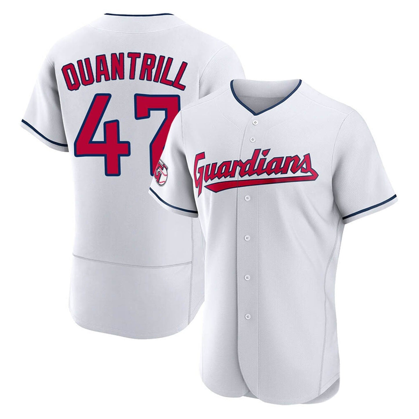 MLB Cal Quantrill Cleveland Indians 47 Jersey