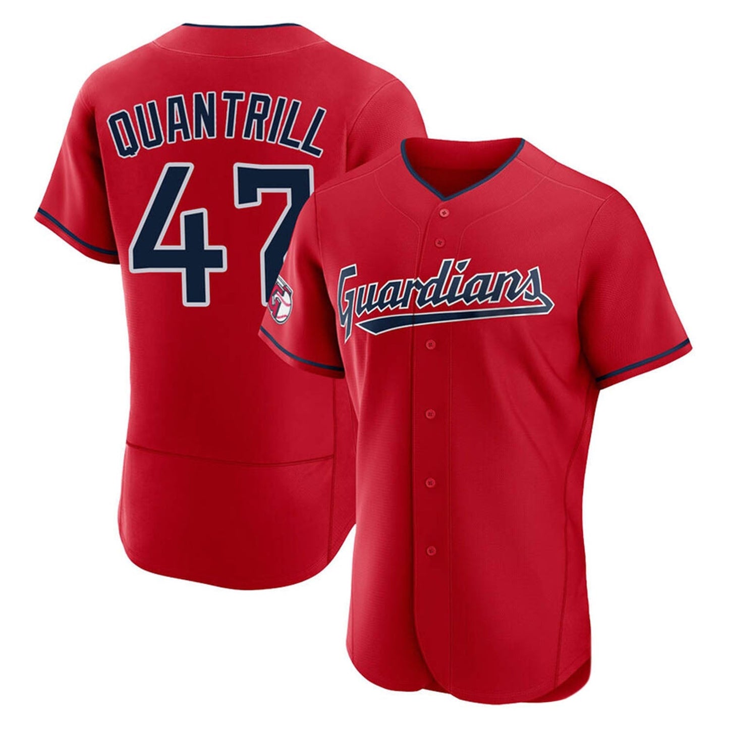 MLB Cal Quantrill Cleveland Indians 47 Jersey