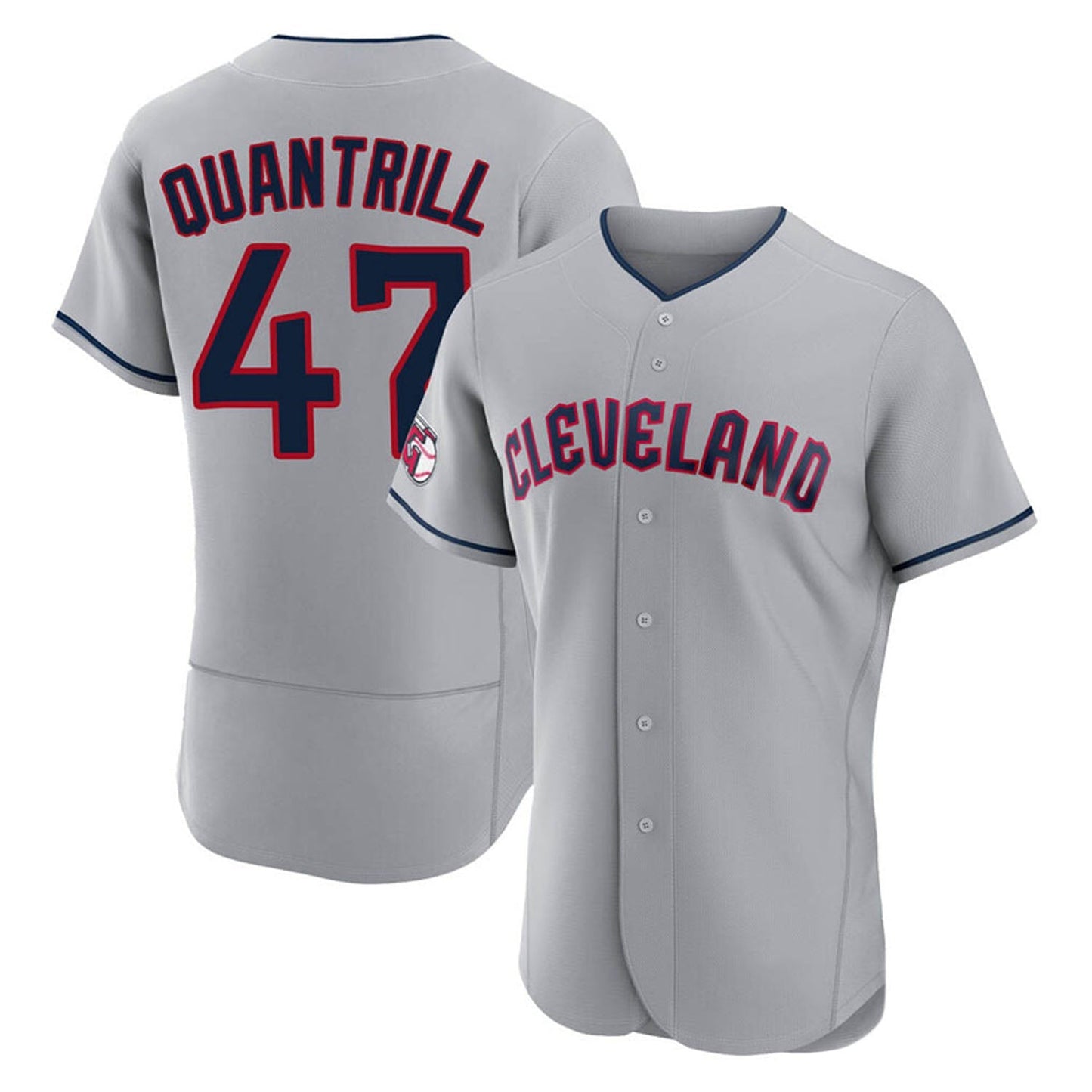 MLB Cal Quantrill Cleveland Indians 47 Jersey