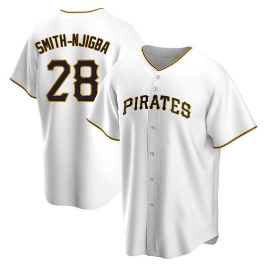 MLB Canaan Smith-Njigba Pittsburgh Pirates 28 Jersey