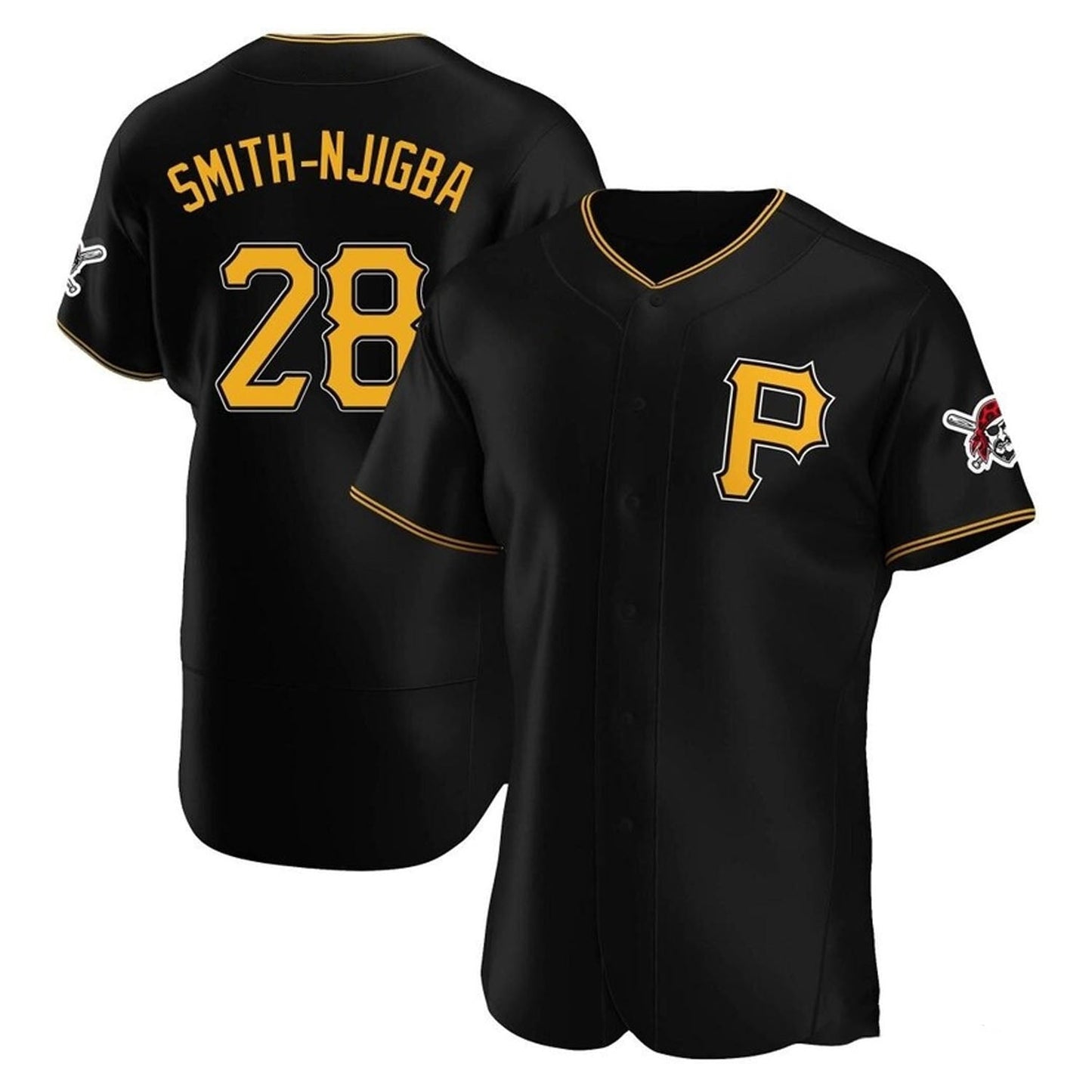 MLB Canaan Smith-Njigba Pittsburgh Pirates 28 Jersey