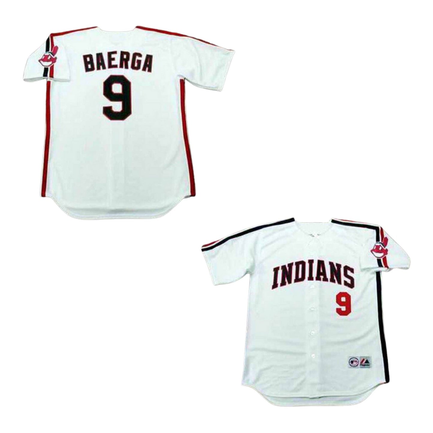 MLB Carlos Baerga Cleveland Indians 9 Jersey