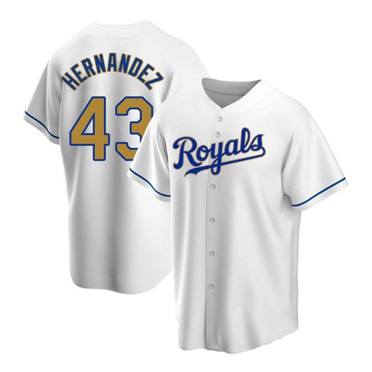 MLB Carlos Hernandez Kansas City Royals 43 Jersey