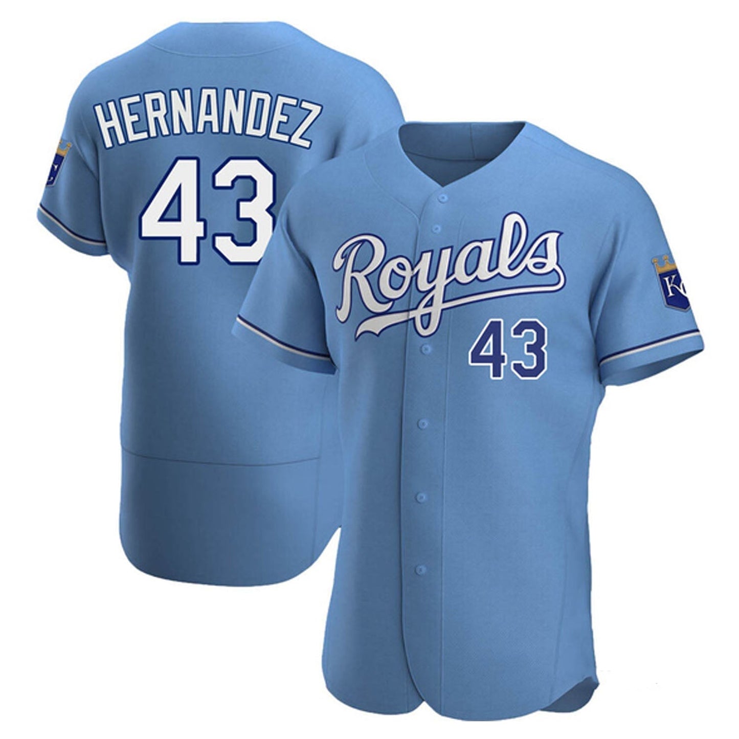 MLB Carlos Hernandez Kansas City Royals 43 Jersey