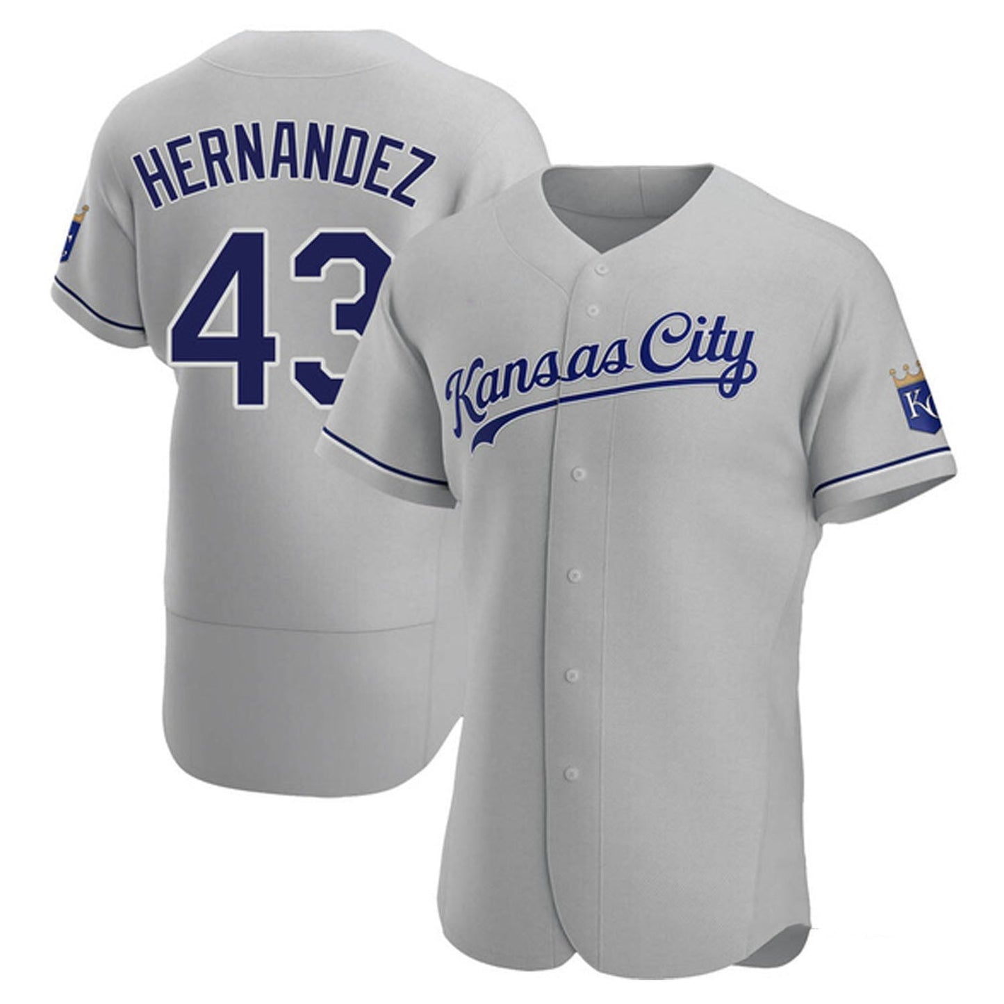 MLB Carlos Hernandez Kansas City Royals 43 Jersey