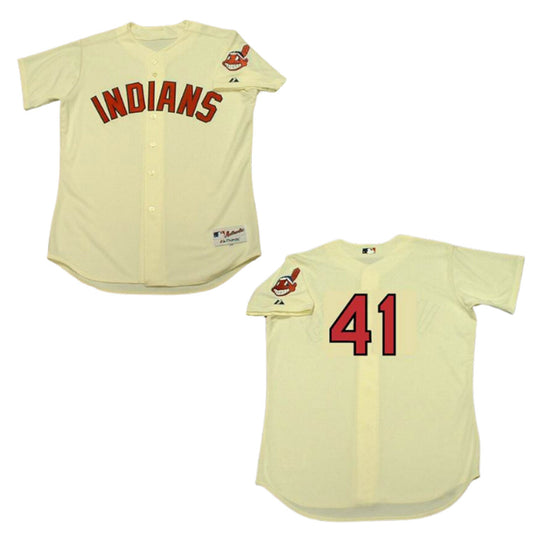 MLB Carlos Santana Cleveland Indians 41 Jersey