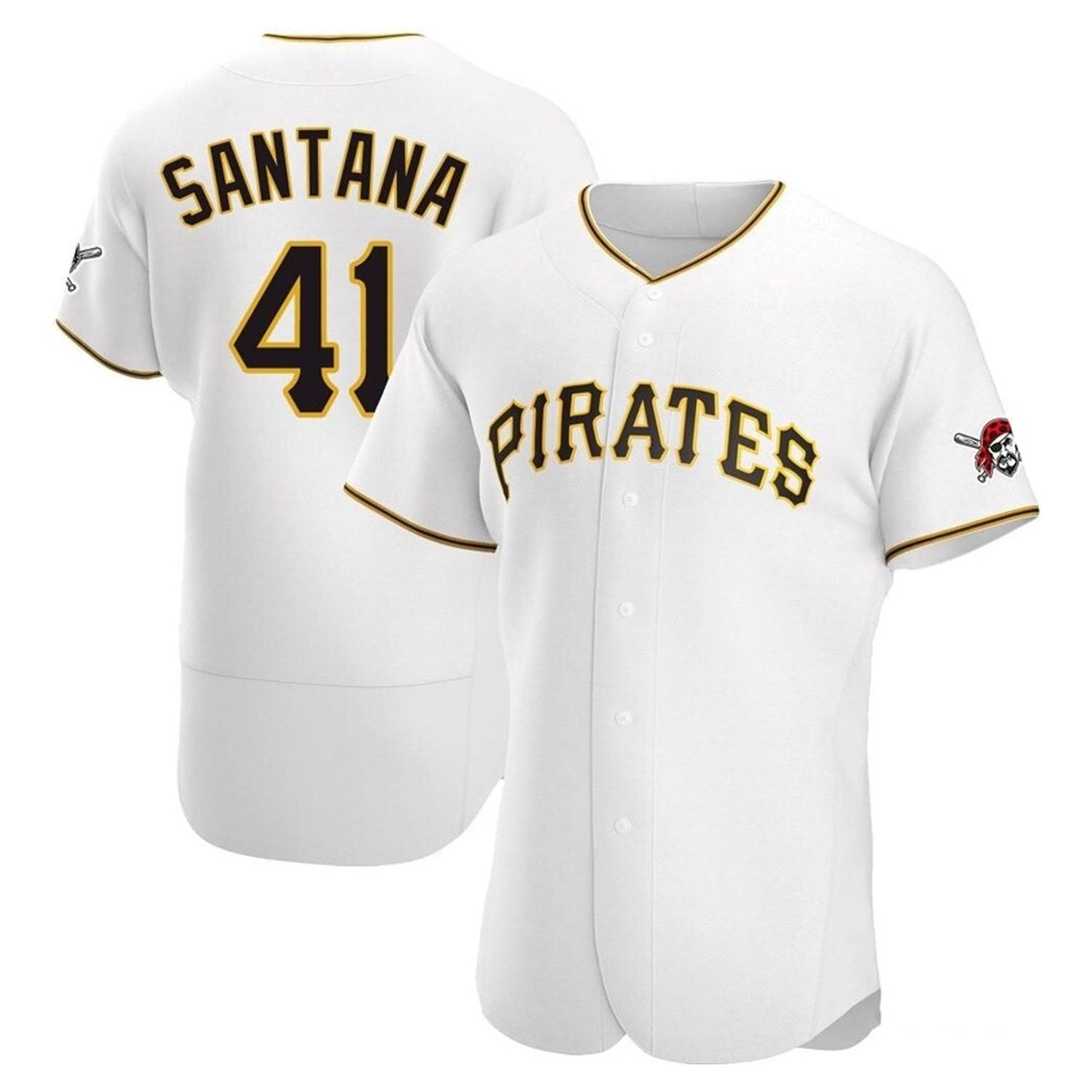 MLB Carlos Santana Pittsburgh Pirates 41 Jersey