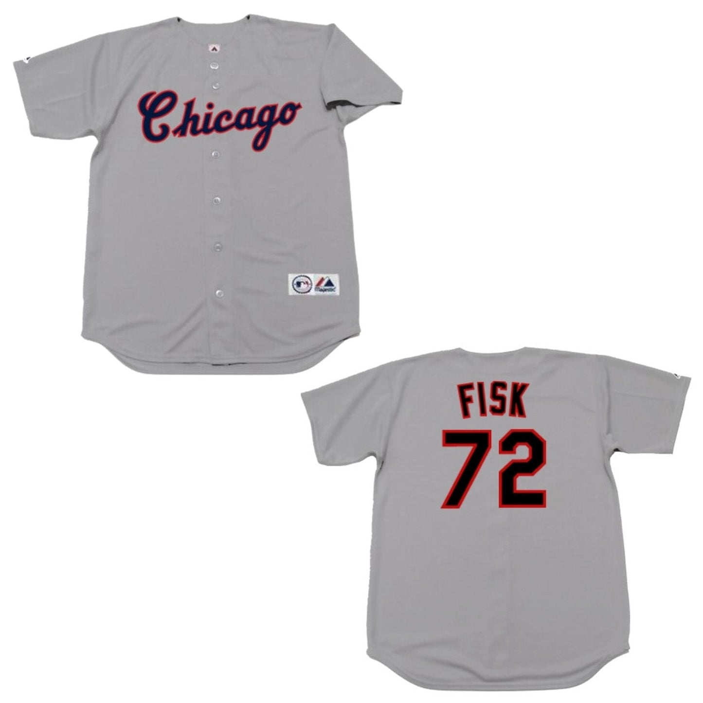 MLB Carlton Fisk Chicago White Sox 72 Jersey