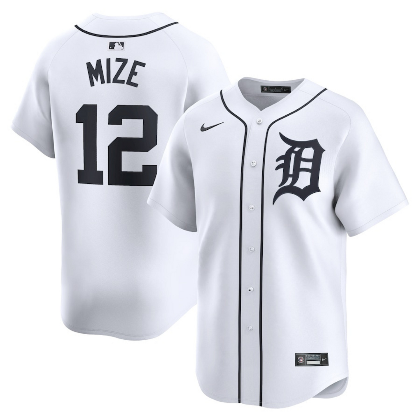 MLB Casey Mize Detroit Tigers 12 Jersey