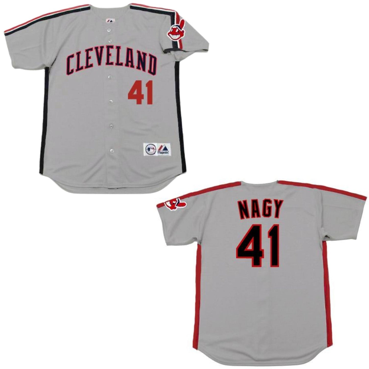 MLB Charles Nagy Cleveland Indians 41 Jersey