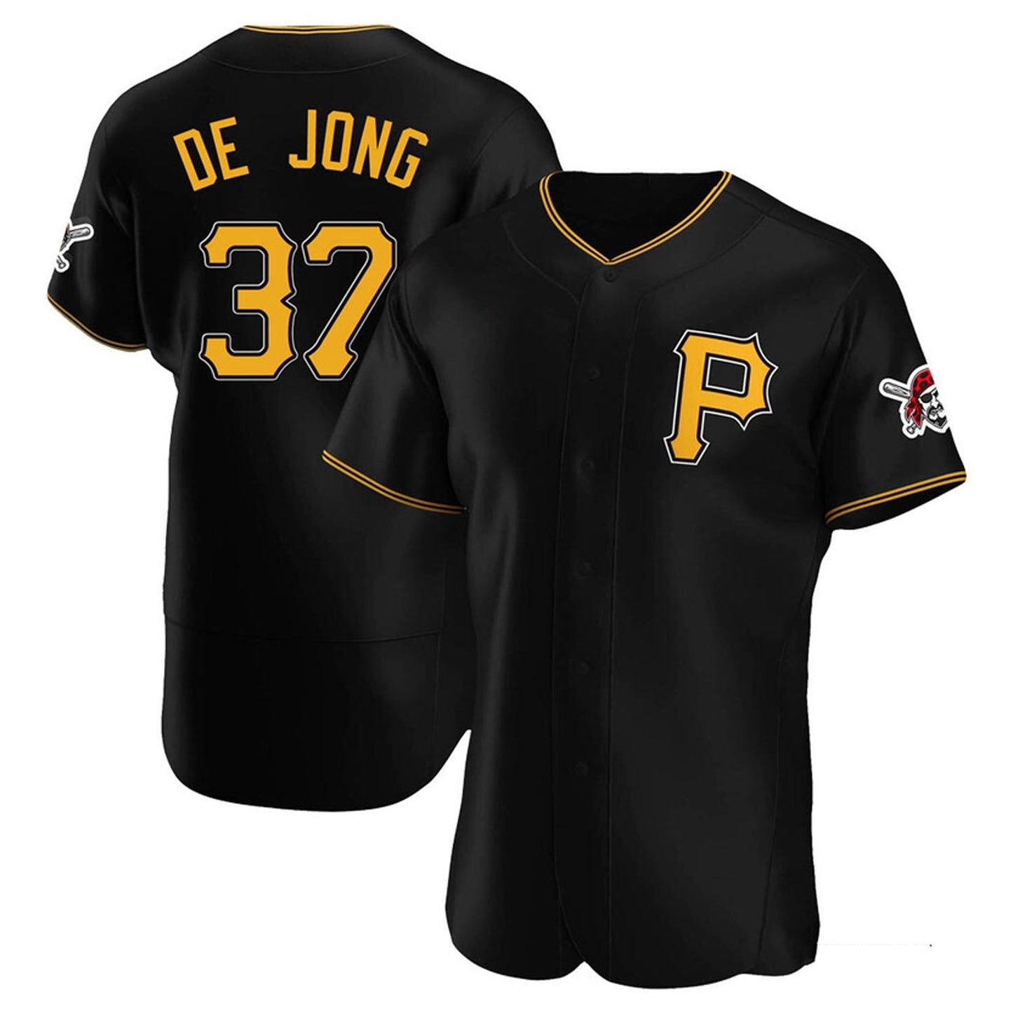 MLB Chase De Jong Pittsburgh Pirates 37 Jersey