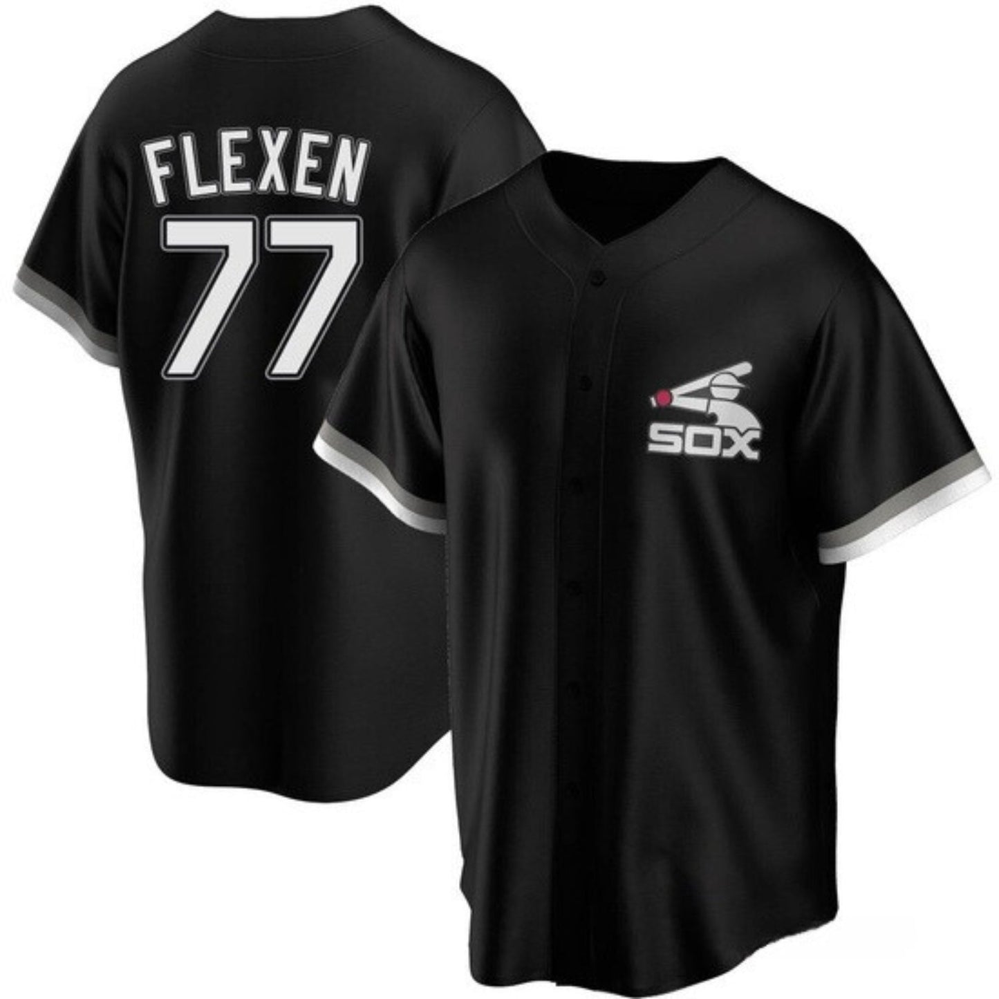 MLB Chris Flexen Chicago White Sox 77 Jersey