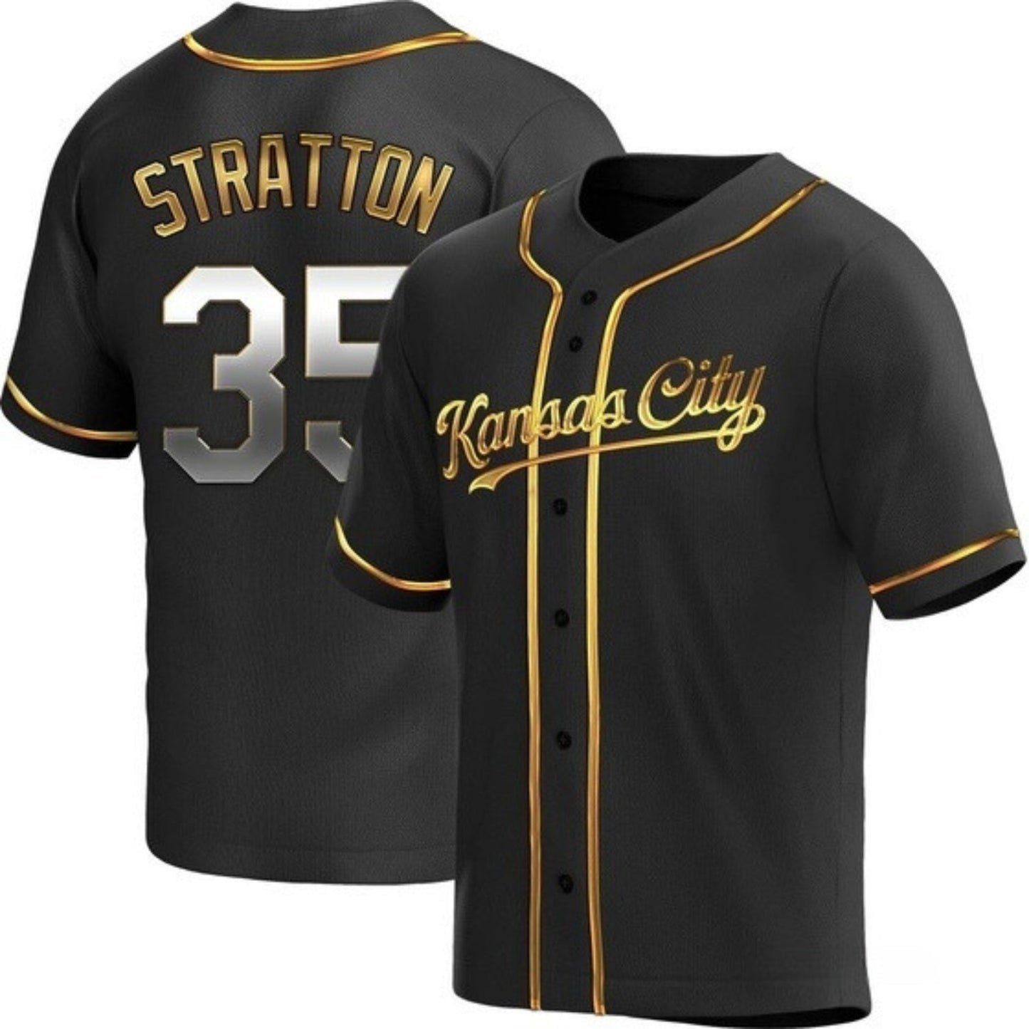 Chris Stratton Kansas City Royals 35 Jersey