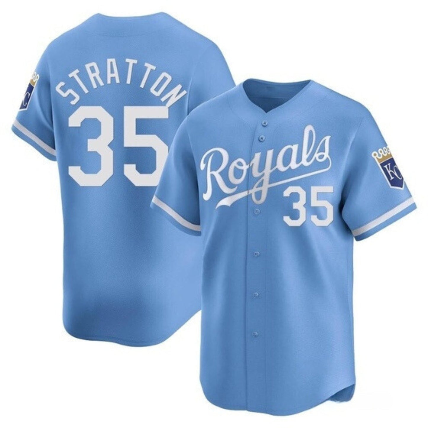 Chris Stratton Kansas City Royals 35 Jersey