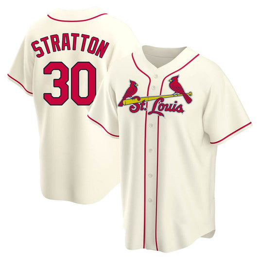 MLB Chris Stratton St Louis Cardinals 30 Jersey