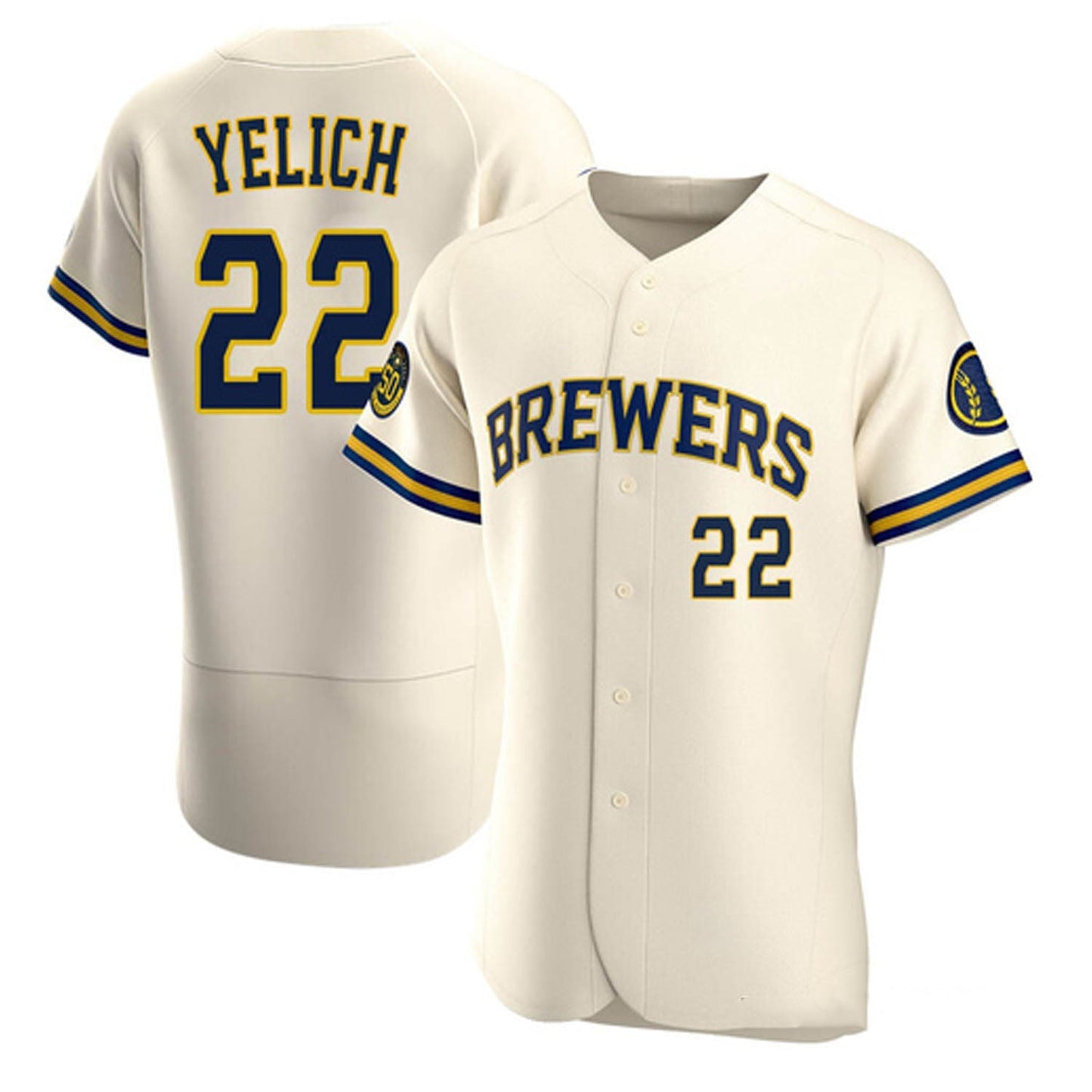 MLB Christian Yelich Milwaukee Brewers 22 Jersey