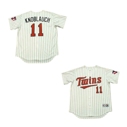 MLB Chuck Knoblauch Minnesota Twins 11 Jersey