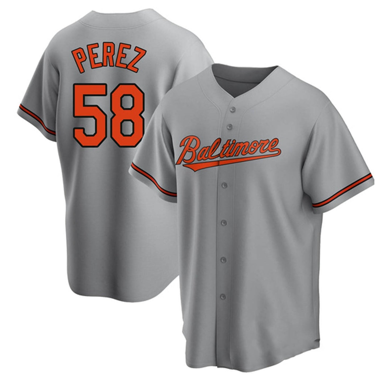 MLB Cionel Perez Baltimore Orioles 58 Jersey