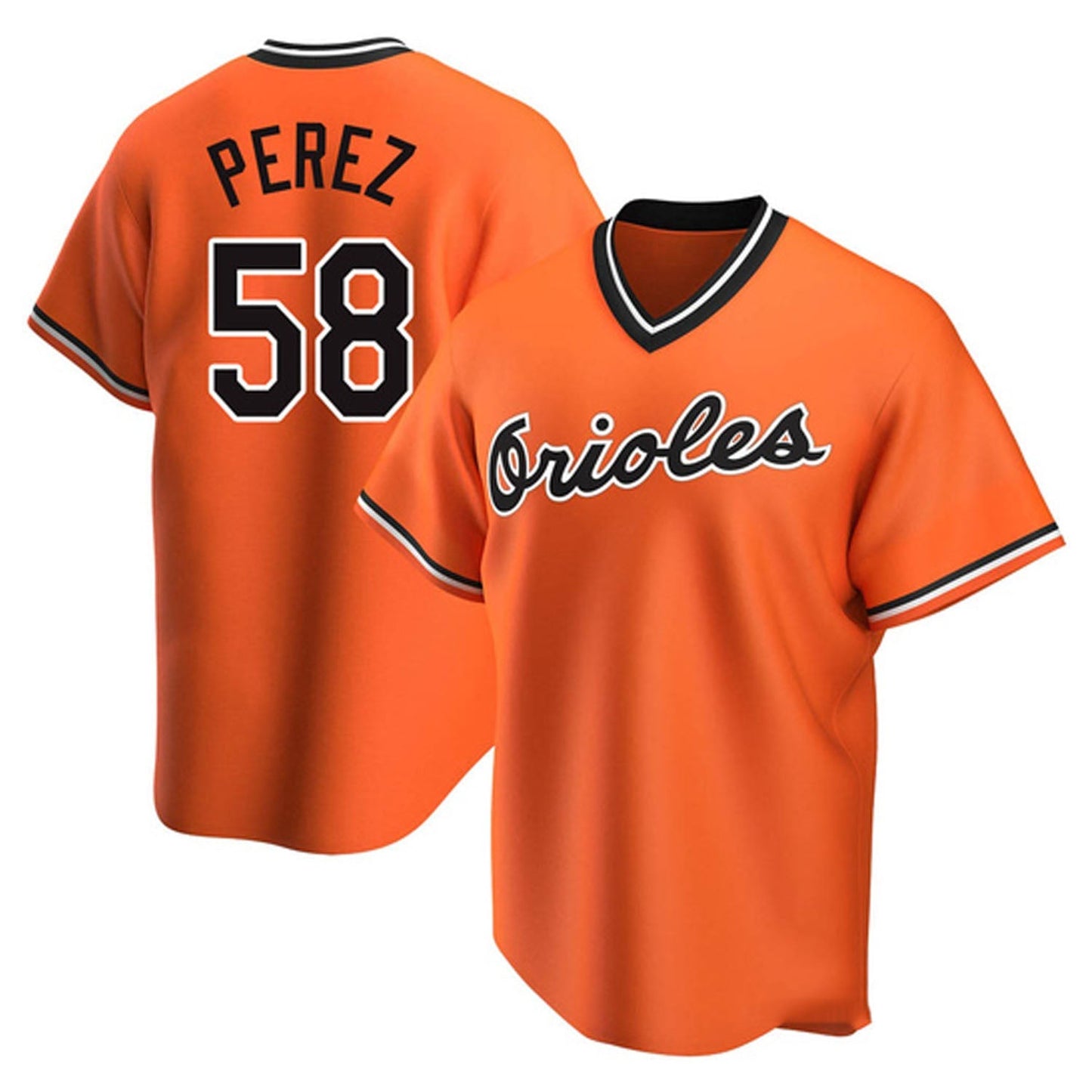 MLB Cionel Perez Baltimore Orioles 58 Jersey