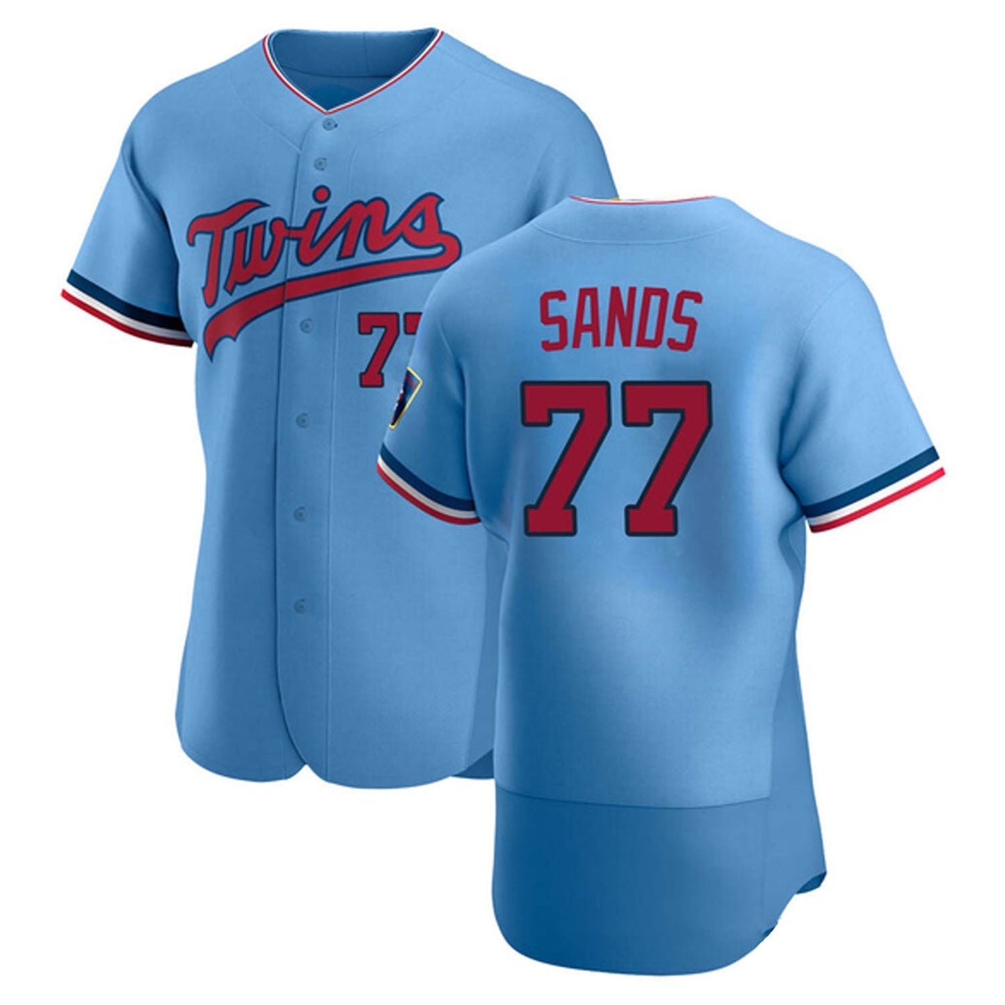 MLB Cole Sands Minnesota Twins 77 Jersey