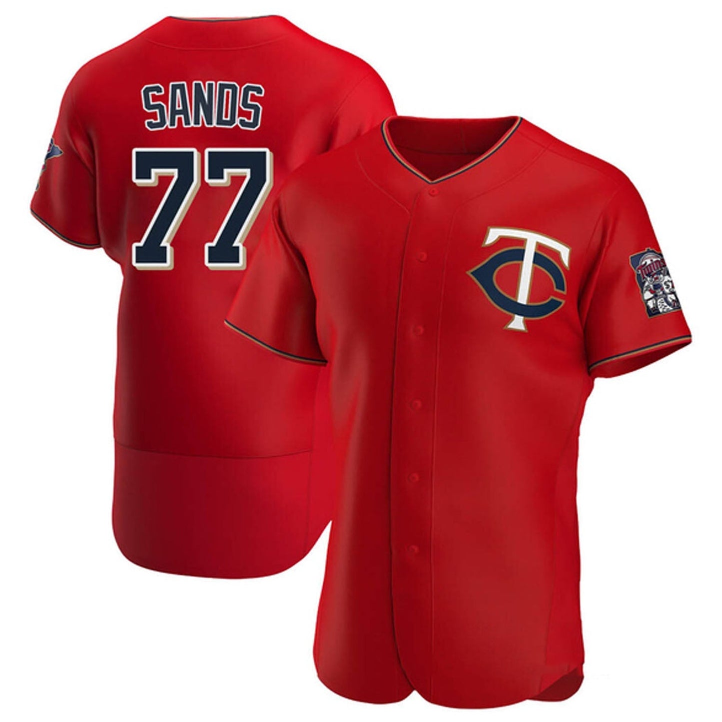 MLB Cole Sands Minnesota Twins 77 Jersey