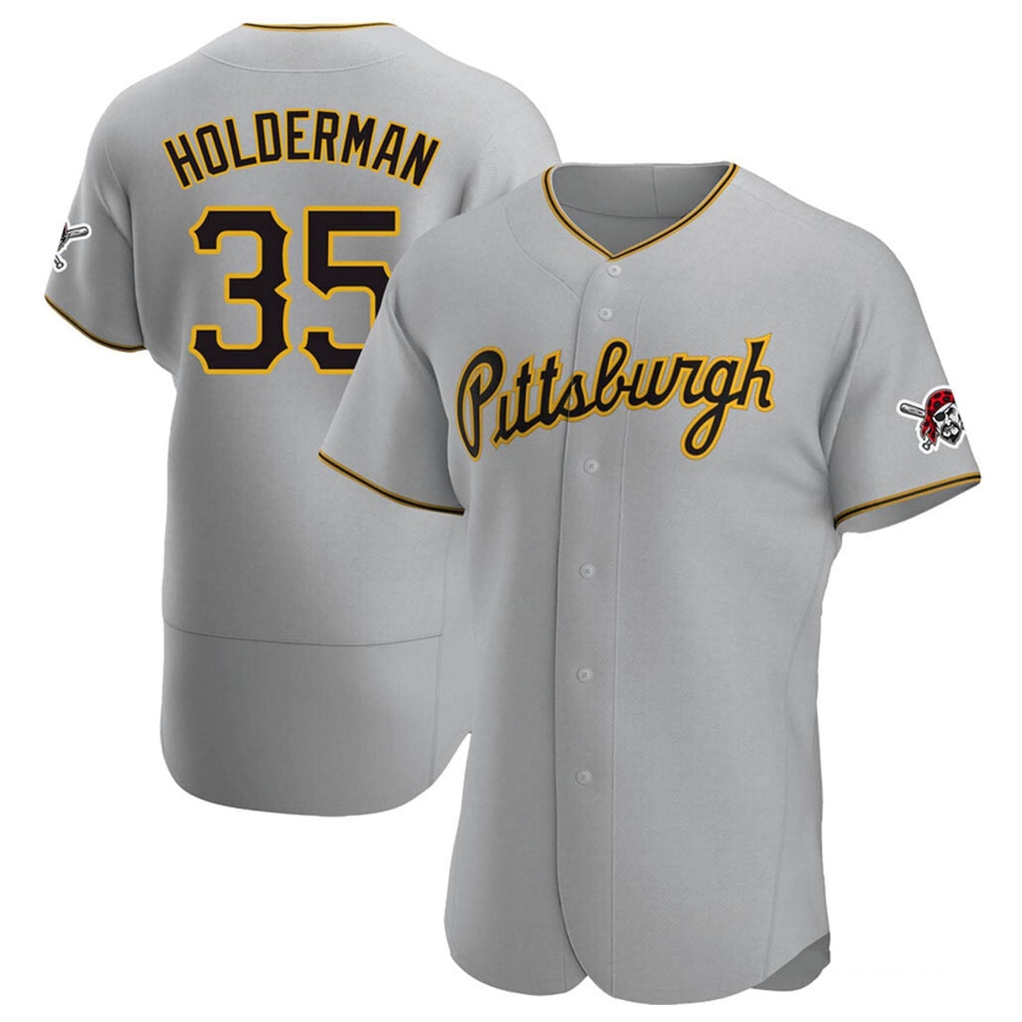 MLB Colin Holderman Pittsburgh Pirates 35 Jersey