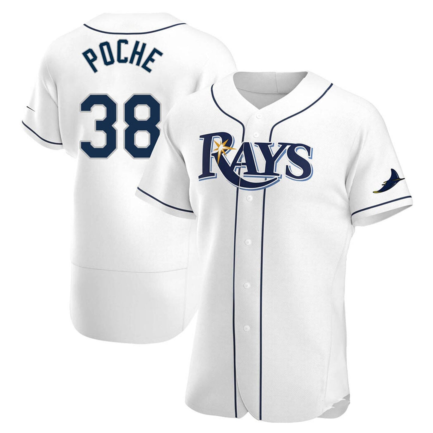 MLB Colin Poche Tampa Bay Rays 38 Jersey